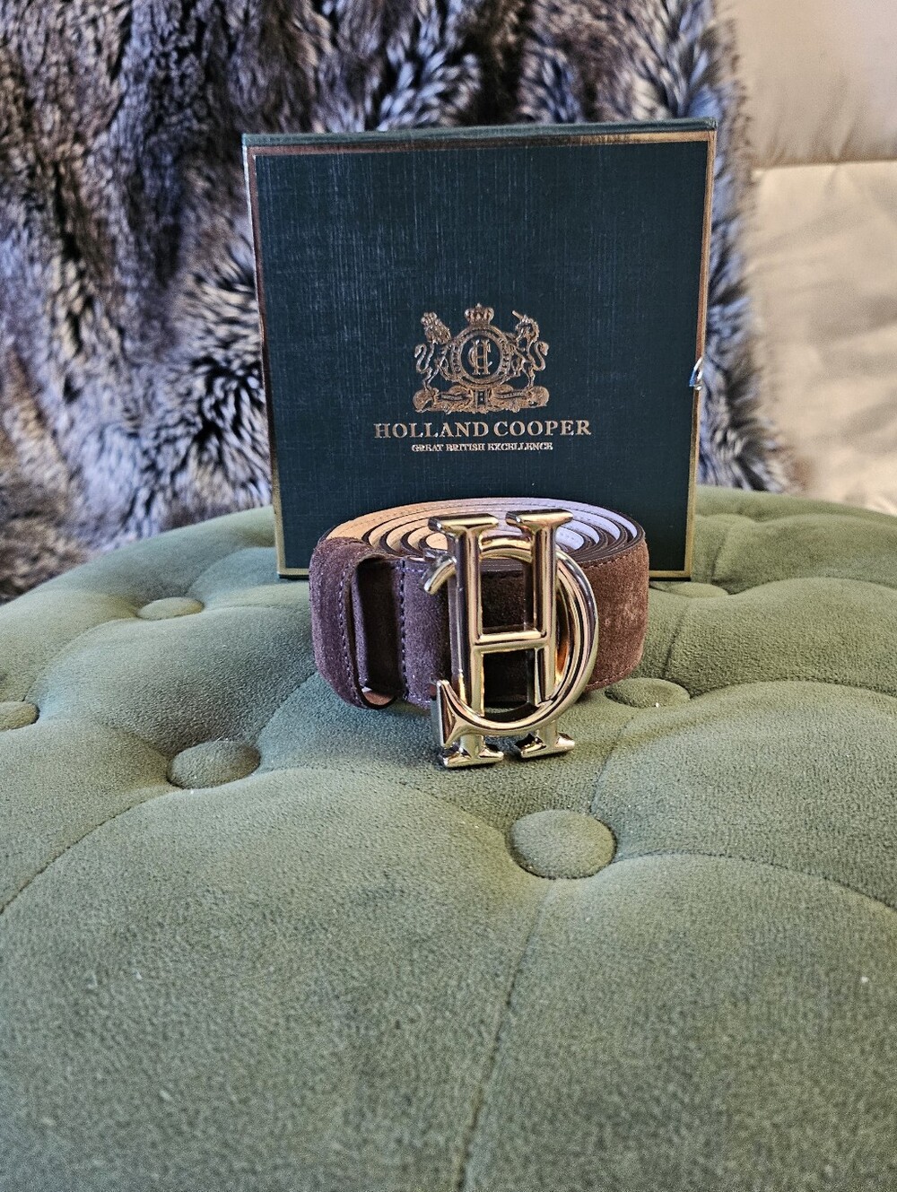 Holland Cooper Classic Suede Belt